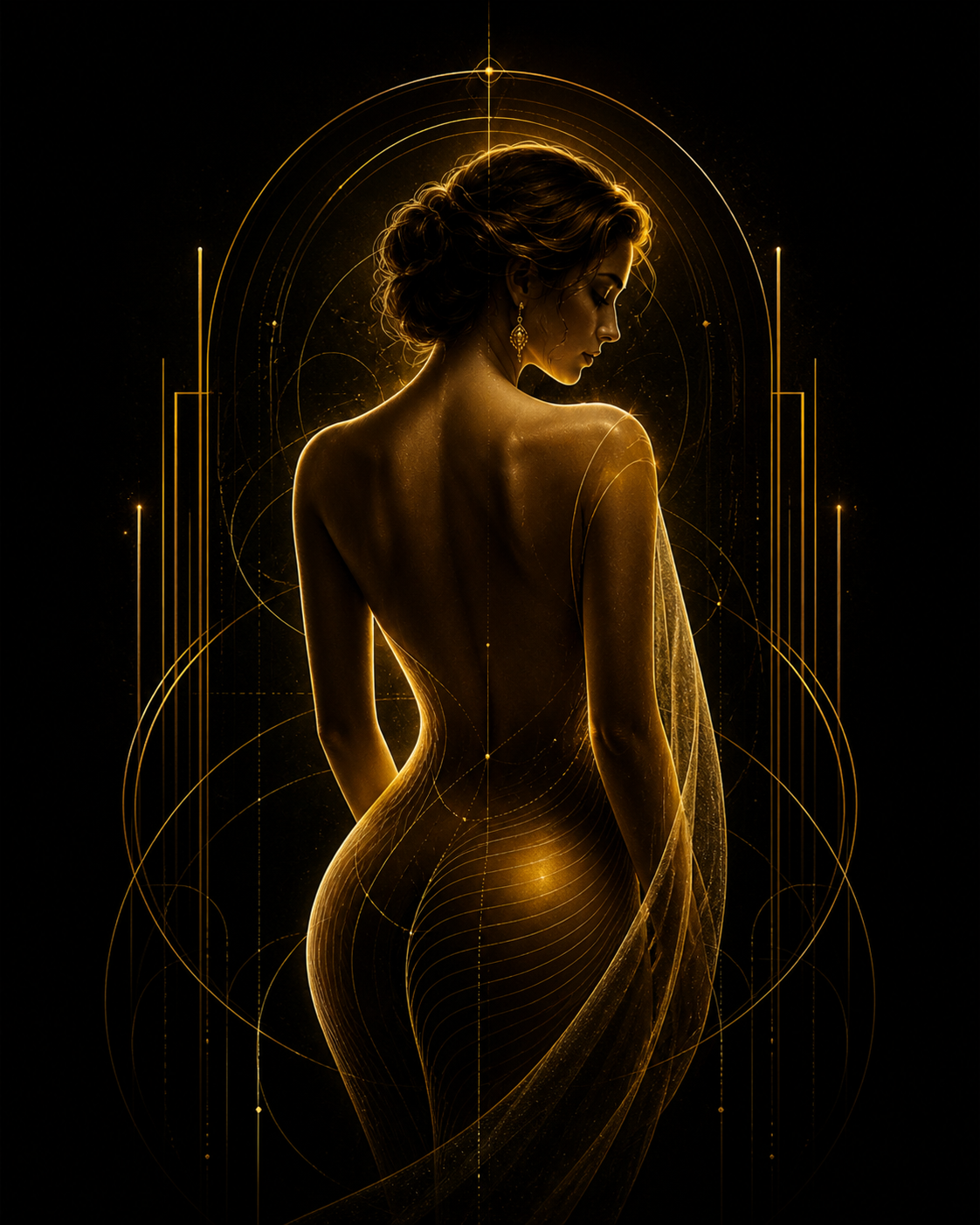 Sensual luxury 3D scan visual